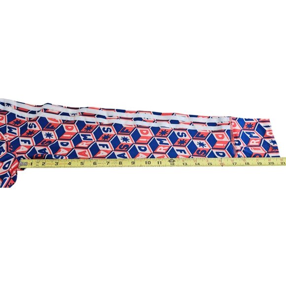 Adidas x Farm Rio Crop Long Sleeve Train Shirt Blue Red Kaleidoscope Size M NWT - Picture 5 of 13